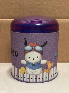 Pochacco Sanrio Waste Desk Can Container Tin Holder Japan Purple - Picture 1 of 13