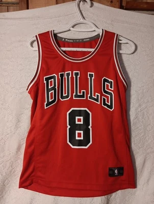 Chicago Bulls Basketball #8 Zack Lavine Jersey Boys Youth Large EXCELL Fanatics  - Image 1 of 4