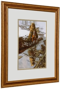 Bev Doolittle SPIRIT OF THE GRIZZLY Matted Framed WSS From Where Silence Speaks - Picture 1 of 1