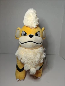 Pokemon Growlithe 12" Inch Plush Toy Plushie Jazwares NWT NEW - Picture 1 of 8
