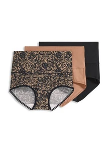 Jockey Women's Skimmies 360° Tummy Smoothing Brief - 3 Pack - Picture 1 of 16
