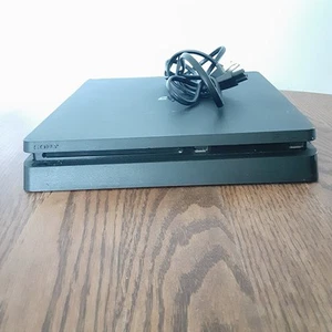 Sony PlayStation 4 Slim PS4 Black Console Gaming System Only CUH-2115B Tested - Picture 1 of 13