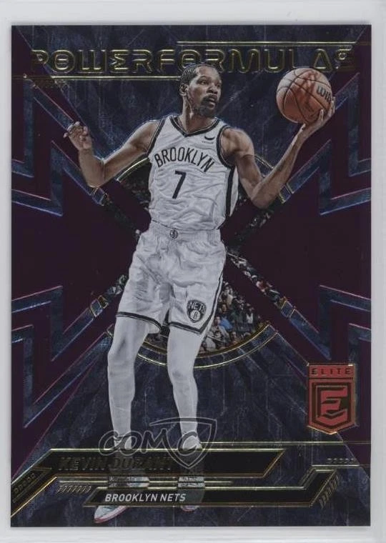 2022-23 Donruss Elite Power Formulas Purple /49 Kevin Durant #2 - Image 1 of 2