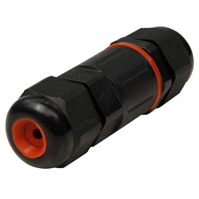 Kabelverbinder, 78x26mm, IP68 - wasserdicht, 230V, 3-polig, schwarz - Bild 1 von 2