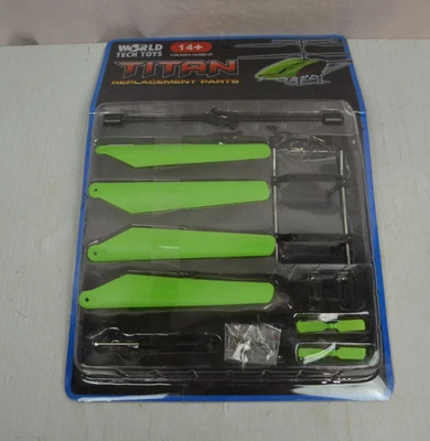 Helicóptero RC World Tech Toys TITAN Gyro 3.5 Canales Piezas de repuesto solo nuevo Foto 1 de 3