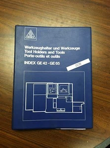 Index Werkzeughalter und Werkzeughandbuch, Index GE 42- GE 65, LG7000.3016 - Bild 1 von 1
