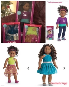 American Girl Gabriela McBride Doll and 2 Outfits Celebration and Take Flight - Picture 1 of 1