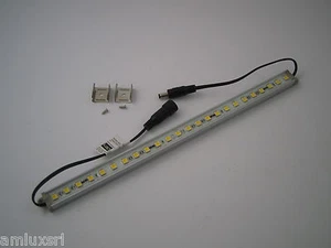 PROFIL LEISTE LED STREIFEN ALUMINIUM IP65 30 60 90 120 CM 24V SMD 5050 MIT CLIP - Bild 1 von 4