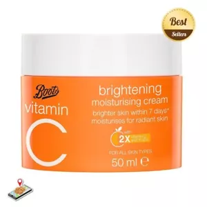 BOOTS VITAMIN C Brightening Moisturizing Cream 50 ml. - Picture 1 of 4