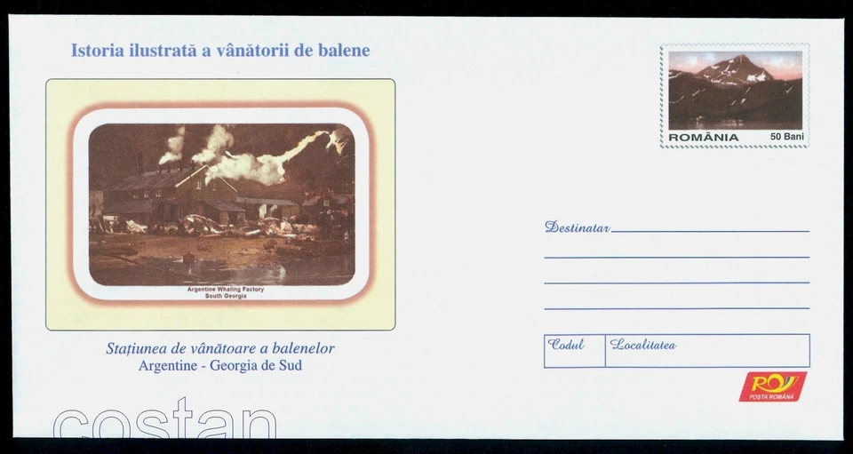 Historia de la caza de ballenas 2006, Georgia del Sur/Argentina, estación ballenera, Rumania, cubierta Foto 1 de 1