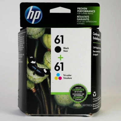 HP 61 Set Combo Black and Color Genuine Ink Cartridges - Image 1 of 2