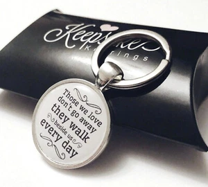 Those We Love Keyring - Funeral Bereavement Present Memorial Memory Loss Gift  - Picture 1 of 4