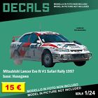 Decals Repro Mitsubishi Lancer Evo Iv Safari Rally 1997 1 24 1 24 Hasegawa Decal
