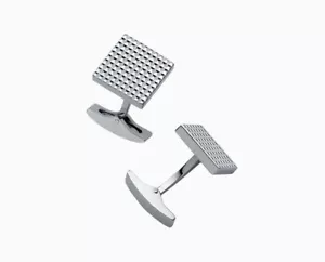 S.T. DUPONT SQUARE DIAMOND CUFFLINKS GEMELLI PUNTA DIAMANTE 005568 - Foto 1 di 4