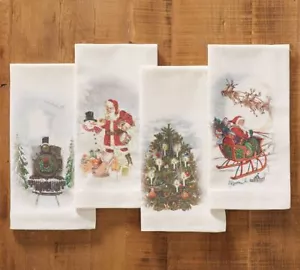 Pottery barn Nostalgic SET 4 Christmas holiday party gift dinner family Disney - Picture 1 of 12