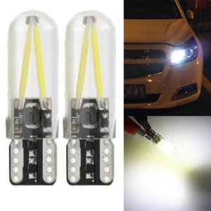 Nueva T10 W5W 3W COB LED vidrio placa de matrícula bombilla 8-24V blanco - Imagen 1 de 11