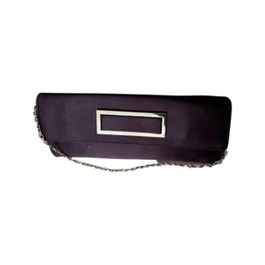 Jasper Conran Small Evening Bag Clutch Plum Snap Closure - Picture 1 of 11