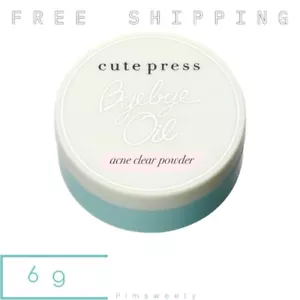 6 g CUTE PRESS BYE BYE OIL ACNE CLEAR POWDER Oil Control Loose Powder Translucen - Picture 1 of 11