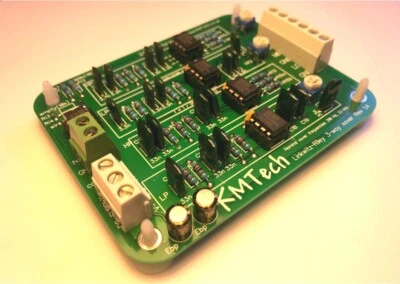 KMTECH LR mono filtro attivo 3 vie v1.4 scelta ingresso bal o unbal completamente assemblato.