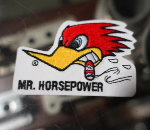 PARCHE bordado Clay Smith Cams Mr Horsepower de colección Hot Rod Drag CARRERAS scta - Imagen 1 de 3