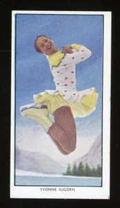 1956 Radio Fun British Sport Stars Eislaufen #4 Yvonne Sugden EX/MT - Bild 1 von 2