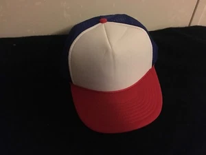 Red,White And Blue Nissun Snap Back Trucker Hat - Picture 1 of 5