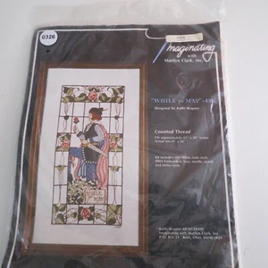 While Ye May Imaginating Counted Cross Stitch Kit 136 Wagner Stain Glass #524 - Picture 1 of 2