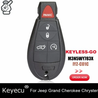 for Jeep Grand Cherokee - 2011-2014 Keyless go Remote Key Fob Fobik IYZ-C01C Foto 1 de 4