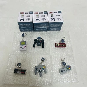 Nintendo Museum Game Hardware keychain collection 1983 -1 999 Complete set of 6 - Picture 1 of 10