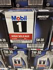 Mobil 1 High Mileage Full Synthetic Motor Oil 5W-30, 1 Qt, Case/6