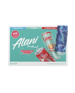Alani Nu Sugar-Free Energy Drink 12-Pack Variety Pack Juicy Peach 12oz Cans - Picture 1 of 5