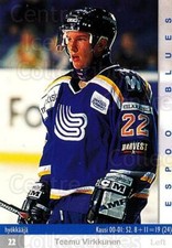 2001-02 Finnish Cardset #8 Teemu Virkkunnen