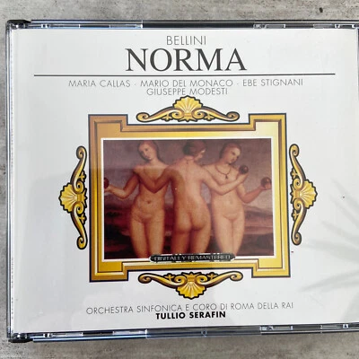 BELLINI: Norma - Callas / del Monaco / Serafin - Live '55 (2-CD HOM 7001830 /NM) - Bild 1 von 4