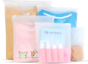 20Pcs Travel Clothes Bag Seal Storage Waterproof Makeup Zip Lock Organiser Pouch - Picture 1 of 6