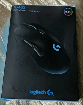 Logitech G403 Prodigy Gaming Wired RGB Mouse - Black - Image 1 of 2