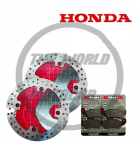 KIT/FRENO HONDA Transalp/600/650/700 ANTERIORE DISCO PASTIGLIE FERODO X MOTO - Imagen 1 de 1