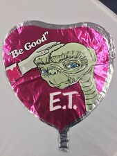 1980-1980 Vintage E.T. Extra Terrestrial Mylar Balloon Valentines Love