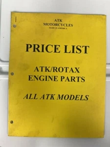 OEM GENUINE ATK DEALER PARTS LIST PRICE MANUAL ROTAX TWO FOUR STROKE 250 406 605 - Bild 1 von 3