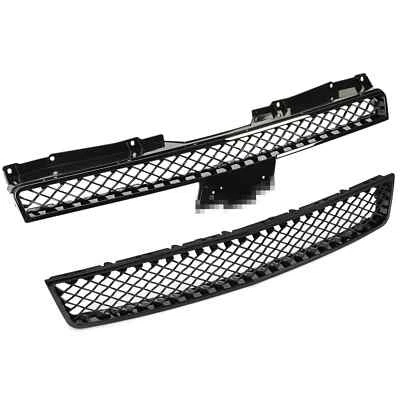 KUAFU New Upper+Lower Front Grille For 2007-2014 Chevy Tahoe Suburban Avalanche - Image 1 of 4