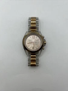 Michael Kors Women's Bradshaw Chronograph Rose Dial Watch MK6358 See Description - Picture 1 of 10