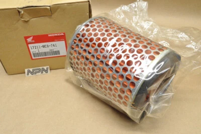 Elemento limpador de filtro de ar NOS Honda 1986 CB450 SC Nighthawk 17211-MC9-741 - Imagem 1 de 2