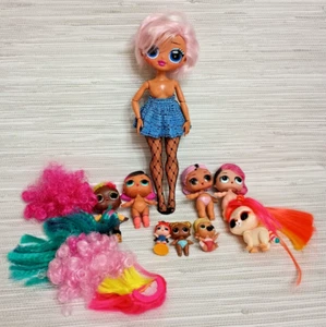 Konvolut Sorten Konvolut OMG L.O.L. Modepuppe Haustier Mini klein Baby City blond - Bild 1 von 9