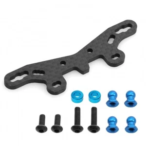 Carbon Fiber F 54632 / R 54633 SHOCK TOWER FOR RC 1/10 TAMIYA TT-02 Type S Car - Picture 1 of 6