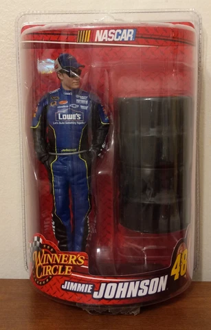 NASCAR Jimmie Johnson Action Figure #48 Lowe's Racing 2008 Winner's Circle Cover