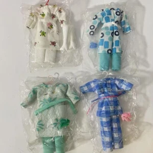 4 Vintage Clone & Handmade Barbie Clothes Suit Come with Shoes for 11-12" Doll - Picture 1 of 10