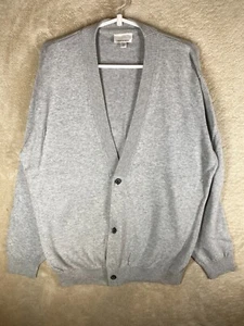 HEM & HAW Casual Formal Knit Cardigans Size M Mens Grey Long Sleeve - Picture 1 of 11