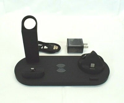 Wireless Charger 3 In 1 Charging Dock For Apple Watch & Air pods Station - Image 1 of 2