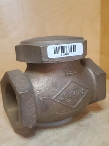 Jenkins 1-1/2" Brass Check Valve 150 - Picture 1 of 8
