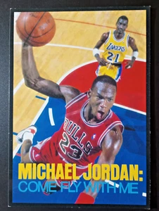 Michael Jordan Card Come Fly With Me Italian Promo Card PC 6867 Basketball - Imagen 1 de 6