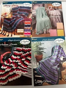 VINTAGE AFGHAN COLLECTORS SERIES NEEDLECRAFT SHOP HÄKELANLEITUNG ANLEITUNG - Bild 1 von 39